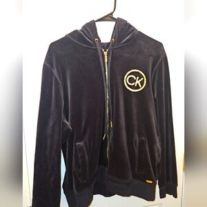 Y2K Velour Calvin Klein Jacket